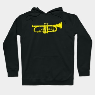 Funny Cartoon Style Trumpet Hoodie